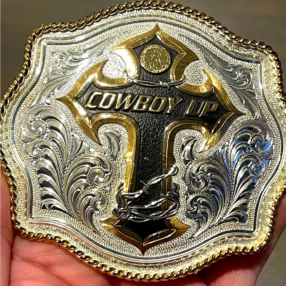 Cowboy Up Beltbuckle